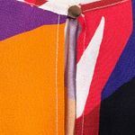 Karen Millen  Womens Abstract Woven Shell Top Sleeveless Round Neck Multi 10 Photo 11