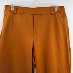 Lands' End  Pull On Straight Wide Leg Tech pants women's size Large Petite Rust Photo 1