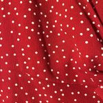 Relipop  Women’s Wrap with Ruffle Hem Mini Red with white polka dot Dress Photo 1