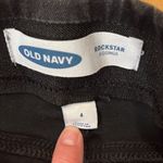 Old Navy  women black pull on rockstar jegging jeans size 4. Photo 2