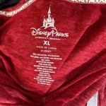 Disney  Mickey Mouse‎ Red Hoodie Long Sleeve V-Neck Graphic Top Photo 3