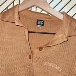 BDG  Urban Outfitters Polo Shirt in Tan Size X-Small Photo 3