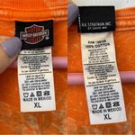 Harley Davidson 76th Annual Sturgis 2016 Black Hills Rally Orange Vneck Tshirt Size XL Photo 2