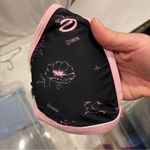 DIXXON NWT black pink peonies tanning suit bikini top swim beach pool triangle Size XL Photo 5