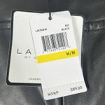 Laundry by Shelli Segal NWT Faux Leather Leggings Womens M Black High Rise Edgy Photo 3