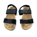 Munro ‎ Size 10 Sandals Black Flat Sling Back Heel Casual Summer Wide Strap Beach Photo 7