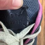 AS 98 Leather Alfie Sneakers Perforated Suede Lace Up Gray Pink Size 38 US 7.5 Photo 9