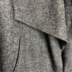 Theory Brittania Clarania Cardigan Sweater Jacket in Black/White Size Small Photo 7