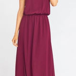 Show Me Your Mumu  Kendall‎ Chiffon Maxi Dress medium wedding bridal party Photo 0