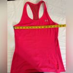 Under Armour  Hot Pink Racerback Tank Top S Sporty Summer Energy Photo 3