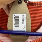 prAna  Catarina swim short sleeve sun top liqueur wabi stripe adjustable size M Photo 5