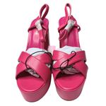 Rampage  Open Toe Ankle Strap Patricia Platform Block Heel Sandals Size 8 Pink Photo 2