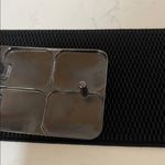 Black and Gold Wide Belt with Snakeskin Detail Photo 7