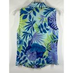 Rafaella C25.   sleeveless sheer no stretch polyester blouse size small Photo 4