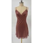 House Of CB New! NIA Rose Pink Satin & Lace Slip Mini Dress Sz Small $225 Photo 11