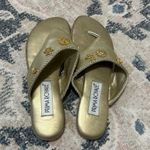 Vintage gold sun charm nautical sandals size 8.5 Photo 1