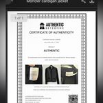 Moncler Magalia Coreana Tricot Full Zip Bomber Jacket Size XS Photo 10