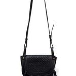 BCBG Maxazria Black Leather Boho Tassle Women's Crossbody Bag NWT Photo 0