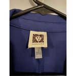 Anne Klein Navy Dress Jacket Blazer With Faux Pockets Size Small Photo 2