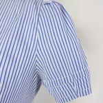 Vintage Blue and white stripes‎ 100% cotton short Photo 5
