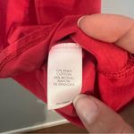 J. Jill Button Up Shirt Dress Collared Pink Pima Cotton Size Medium Knee Length Photo 8