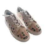Free People NEW  Catch Me If You Can Crochet Platform Sneaker Sz 39 Photo 2