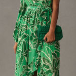 Farm Rio  Printed living nature One-
Shoulder Ruffle Dress size small Photo 0