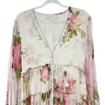 ROCOCO SAND Melody Maxi Dress Colorful Floral Pastel Watercolor Small Hi Photo 2