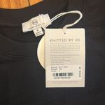 AG Adriano Goldschmied NWT Black Ruffled Sweatshirt Photo 6