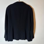 Chico's  Size 3 (XL) Black Blazer Jacket Career Workwear Lined Two-Button Photo 5