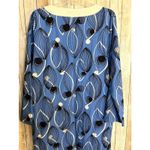 Frances Valentine Blue Black Oyster KITTA Cotton Kaftan Size Medium NWT Photo 6
