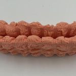 NWT ULTA beauty peach puffy case zipper makeup OS gifting birthday trendy viral Orange Photo 2