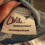 Chloé Chloe Blue Denim Fabric with Lace on back size Med Photo 4