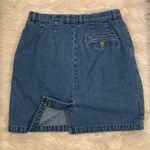Eddie Bauer  vintage denim mini skirt 12 Photo 5