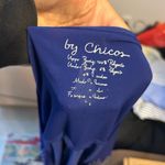 Chico's Chico’s Royal Blue Beaded Blouse Photo 2