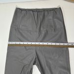 Wilfred NWOT Free Daria "Un Real" Faux Leather Leggings High Waisted Gray Large Photo 9