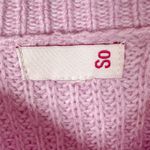 SO NEW  Kohl’s Juniors Pink Blue Striped Shirttail Hem Sweater Size Large Photo 8