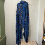 Amuse Society Viscose KIMONO BOHO Cut Out DUSTER Jacket One Size Blue Gold Pink Photo 6