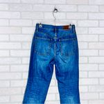 Madewell Rigid Demi Boot Crop Raw Hem Jeans in MacGill Wash Size 26 Photo 10