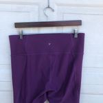 Old Navy  Women’s Leggings Purple Plum Active Go Dry Gym XL Photo 4
