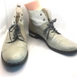 FREDA SALVADOR GRAY LEATHER & SNAKESKIN Photo 5