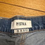 Pistola  raw hem straight leg distressed jeans 25 button fly Photo 6