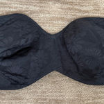 LHSIA Strapless Bra Plus Size Bandeau Padded Underwire‎ Balconette 42DDD black Photo 0