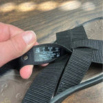 Bzees  Disco Black Strappy Wedge Sandals Size 7M Women's Sandal Comfort Photo 3