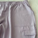 A New Day  Lavender Purple Pull On Cargo Style Pants Photo 2