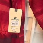 Terra & Sky  Burgundy And Pink Maxi Dress‎ Size 2X Photo 6