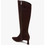 Naturalizer Deesha Tall Knee High Heeled Brown Suede Mahogany Boot 8.5 Photo 1
