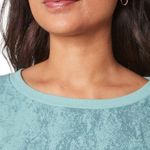 Mondetta Arctic Snake Long Sleeve Activewear Crew Neck Top ~ Women's MEDIUM Photo 2