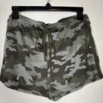 Lucky Brand  Green Camo Lounge Pajama Bundle Shorts & Pants Soft Comfy Size Small Photo 0