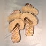 Sam Edelman  Griselda Faux Fur Slides ROSE Sandals SZ 7.5 Photo 3